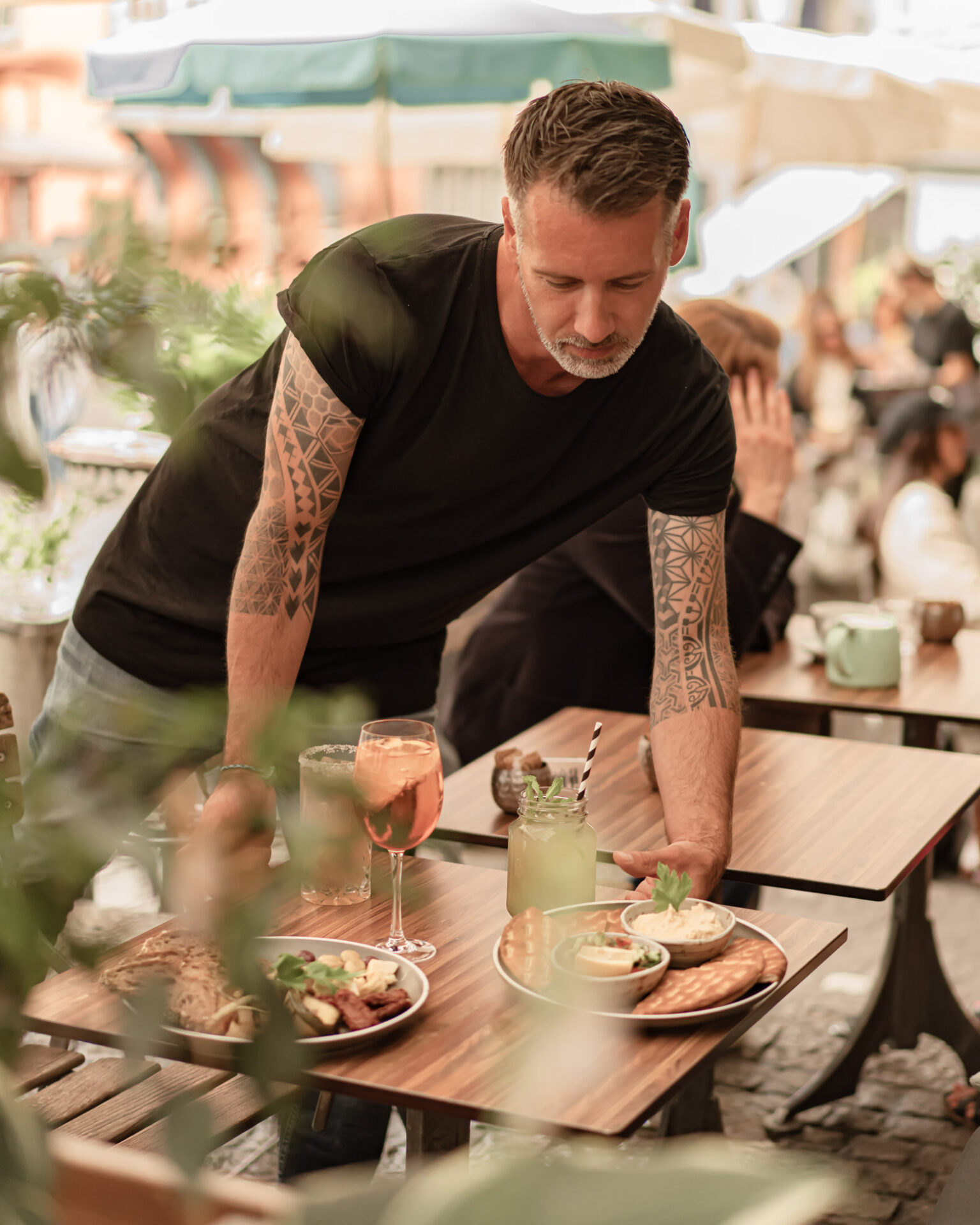 Terrasse Café Henrici im Niederdörfli